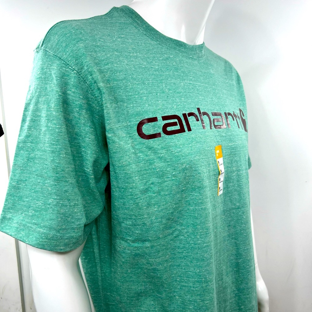 CARHARTT, GREEN, MEDIUM, LOOSE FIT, SHORT SLEEVES, T-SHIRT - Picture 2 of 12